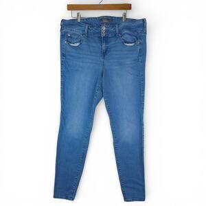 Torrid Jegging Jeans Womens 18T Blue Stretch Denim Skinny High RIse Super Soft